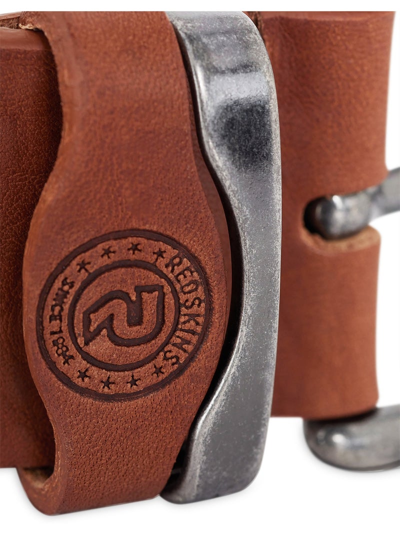 Ceinture Nubby  Redskins Marron - Kiabi