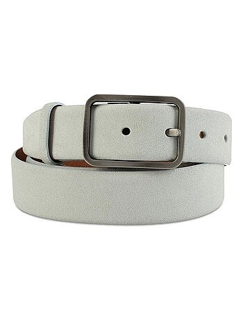Ceinture Plein Cuir suédine Inéa - Fabrication UE