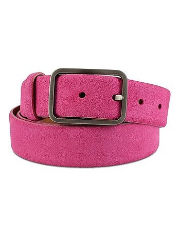 Ceinture Plein Cuir suédine Inéa - Fabrication UE