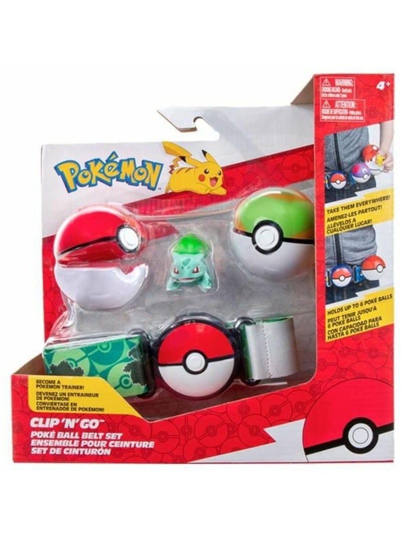 Ceinture pokemon clip'n'go Bulbizar Rouge - Kiabi