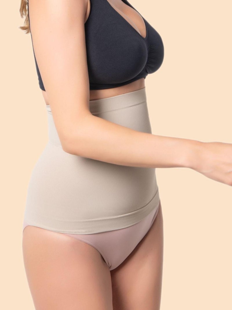 Ceinture post-partum avec fibre Emana, Cloé Beige - Kiabi