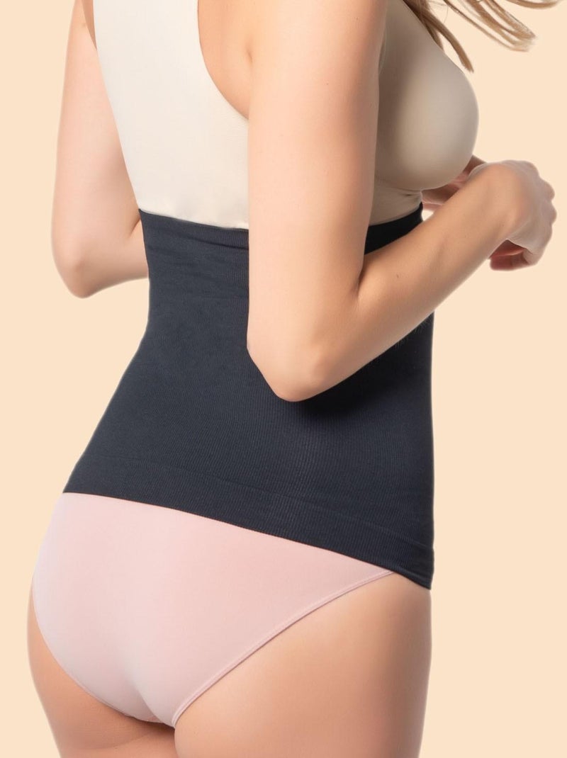 Ceinture post-partum avec fibre Emana, Cloé Noir Noir - Kiabi