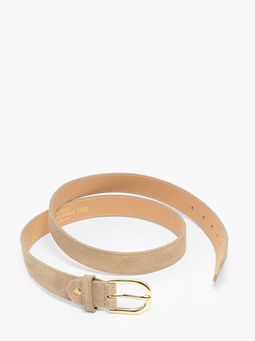 Ceinture Réglable Cuir Milano Cuir De Vachette - Kiabi