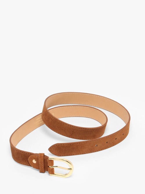 Ceinture Réglable Cuir Milano Cuir De Vachette - Kiabi