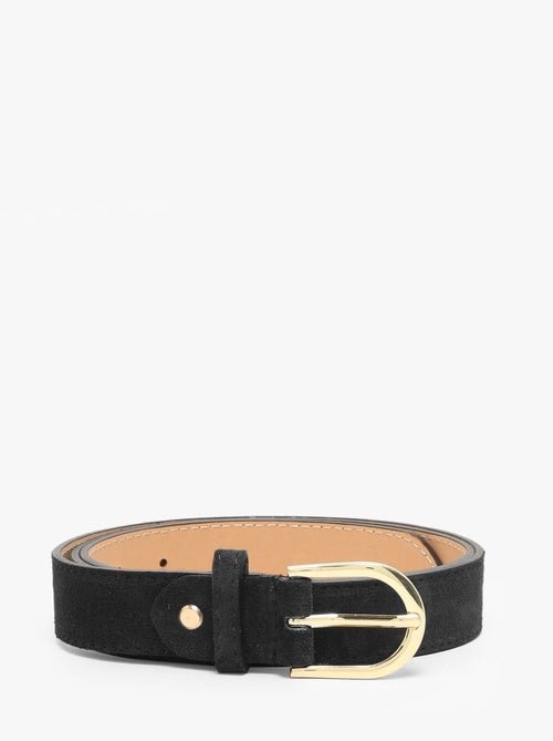 Ceinture Réglable Cuir Milano Cuir De Vachette - Kiabi