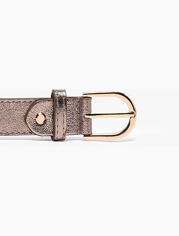 Ceinture réglable nine cuir milano cuir de vachette