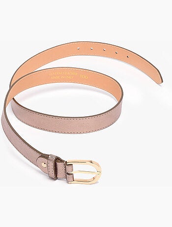 Ceinture réglable nine cuir milano cuir de vachette