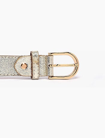 Ceinture Réglable Nine Cuir Milano Cuir De Vachette