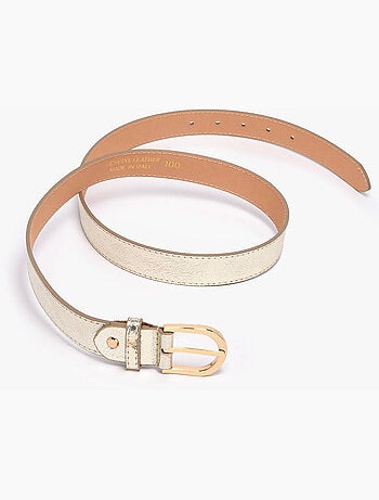 Ceinture Réglable Nine Cuir Milano Cuir De Vachette