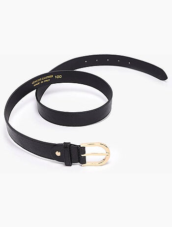 Ceinture réglable nine cuir milano cuir de vachette