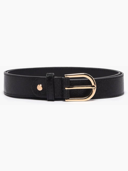 Ceinture réglable nine cuir milano cuir de vachette - Kiabi