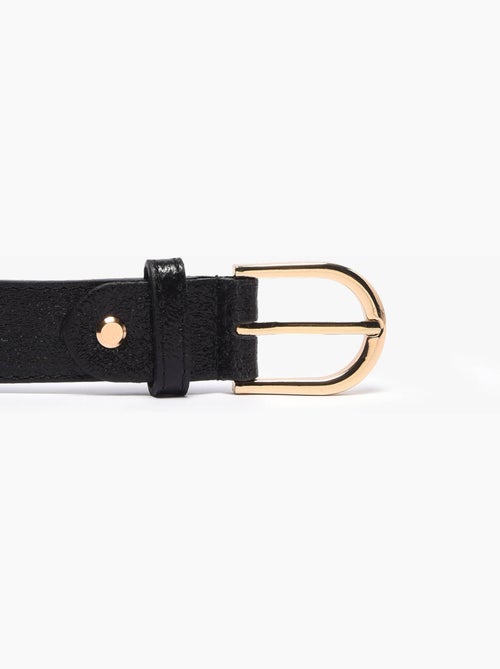 Ceinture réglable nine cuir milano cuir de vachette - Kiabi