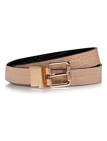 Ceinture reversible femme Isotoner