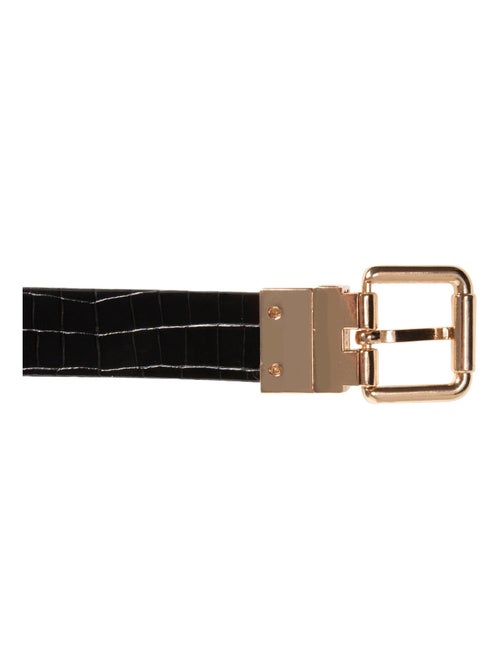 Ceinture reversible femme Isotoner - Kiabi