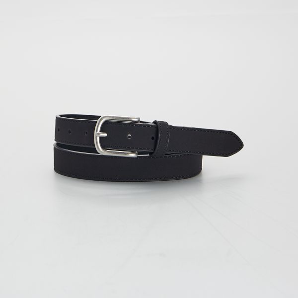 Ceinture Simili Toucher Doux Garcon Noir Kiabi 5 00