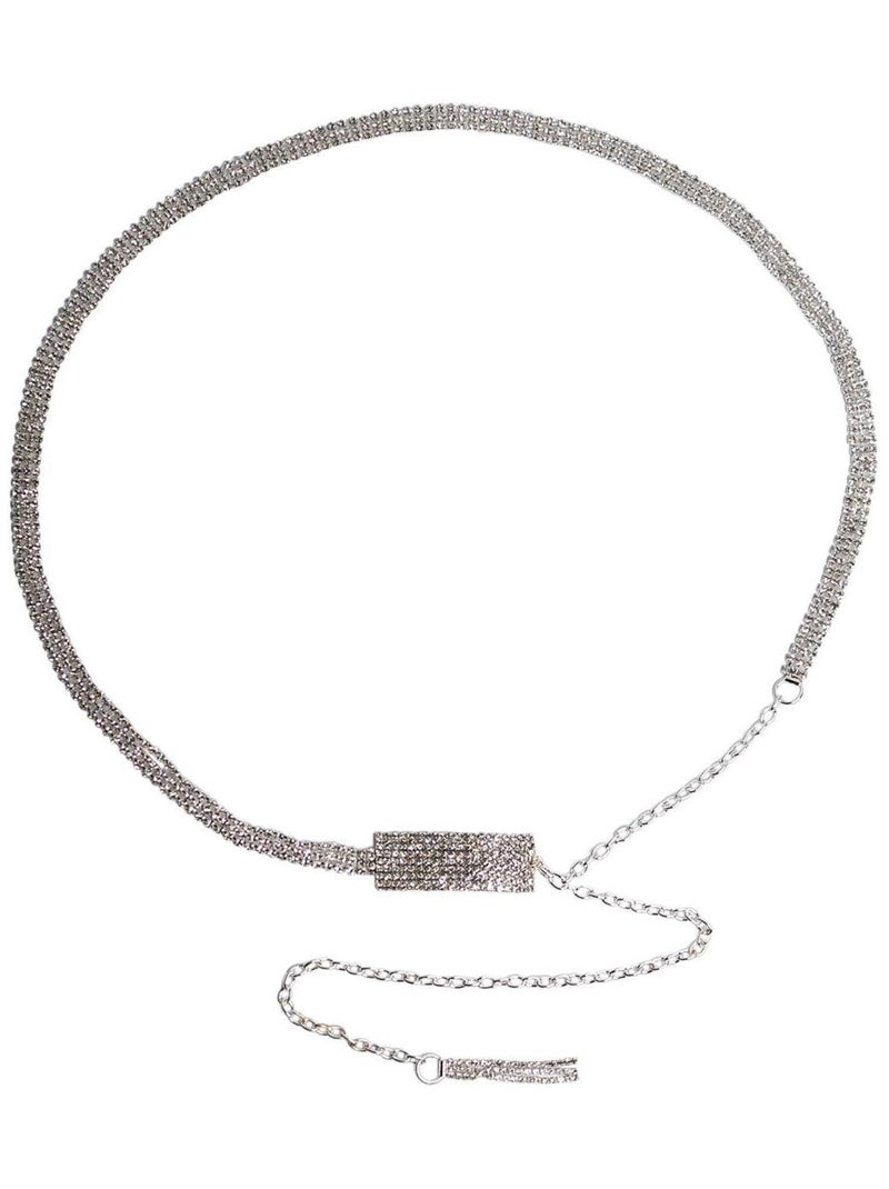 Ceinture strassée DEVOTA Argent - Kiabi