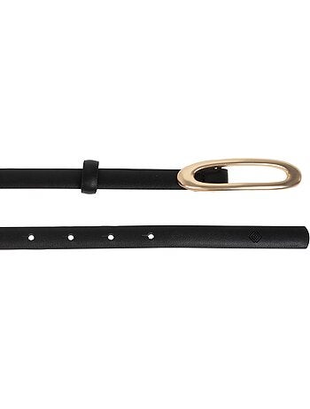 Ceinture synthétique avec plaque arrondie femme isotoner