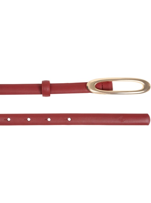 Ceinture synthétique avec plaque arrondie femme isotoner - Kiabi