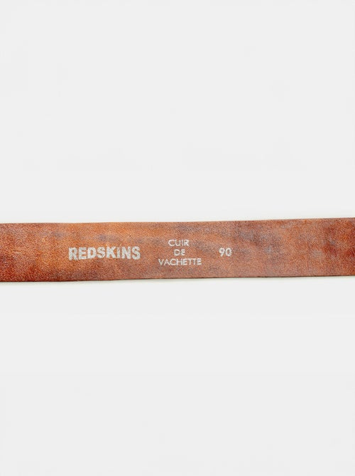 Ceinture Tabac Arty Redskins - Kiabi