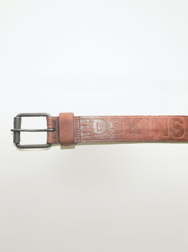 Ceinture Tabac Arty Redskins Marron tabac - Kiabi