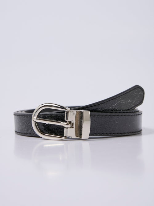 Ceinture taille unique finition brillante - Kiabi
