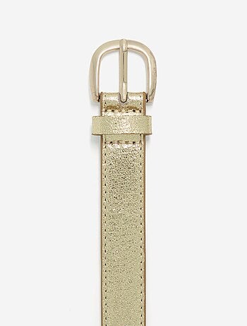 Ceinture texturée et irisée