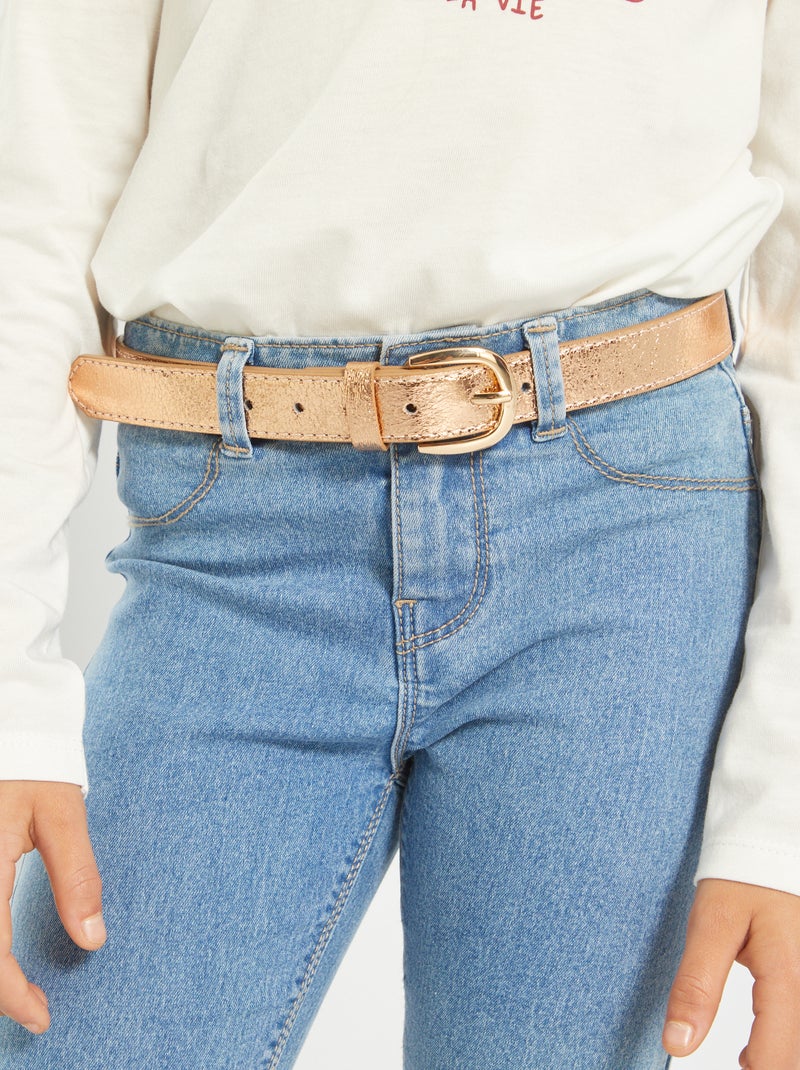 Ceinture texturée et irisée Irisée - Kiabi