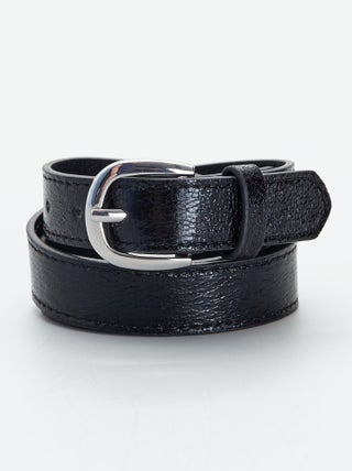 Ceinture texturée et irisée