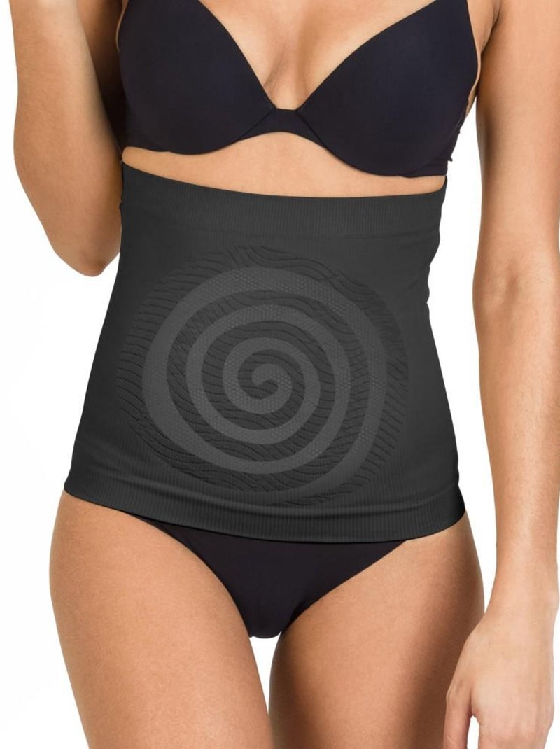 Ceinture thalasso minceur noir pour femme Noir - Kiabi