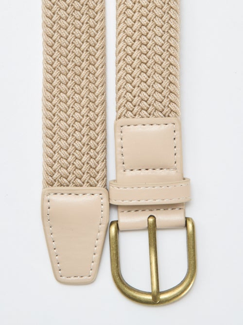 Ceinture tressée - Kiabi