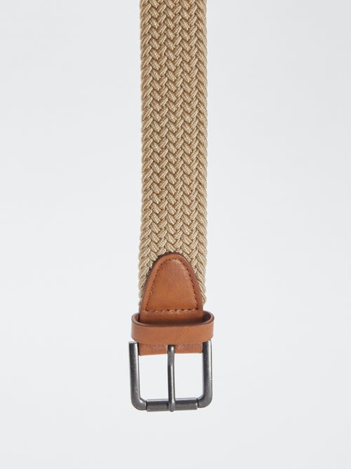 Ceinture tressée élastique - Kiabi