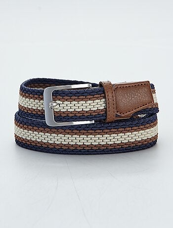 Ceinture tressée élastique - Kiabi