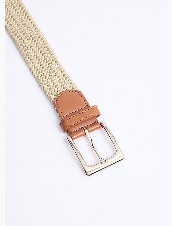 Ceinture tressée extensible taille unique - AFIBEL