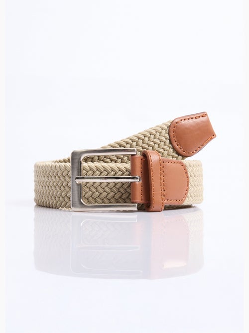 Ceinture tressée extensible taille unique - AFIBEL - Kiabi