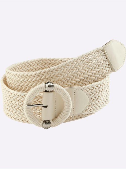 Ceinture Tressée Longueur Réglable - Taille Standard - helline - Kiabi