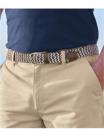 Ceinture tressée stretch confort - atlas for men