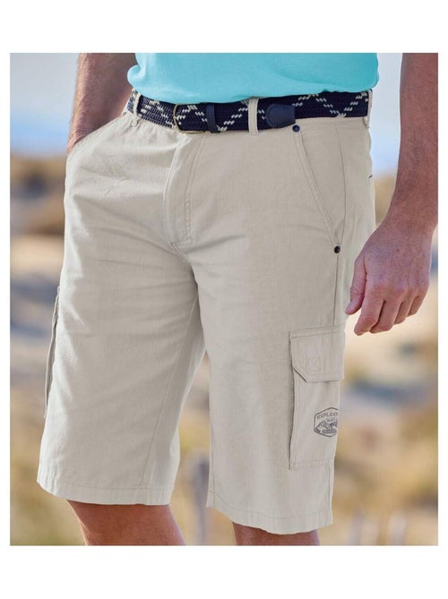 Ceinture Tressée Stretch Confort   - ATLAS FOR MEN - Kiabi