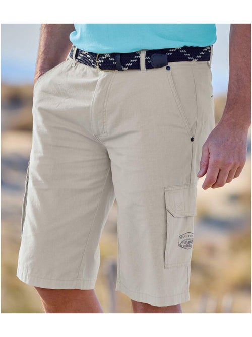 Ceinture Tressée Stretch Confort   - ATLAS FOR MEN - Kiabi