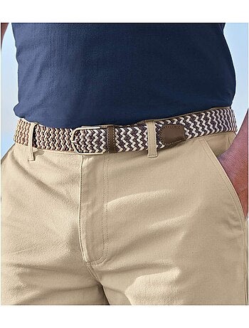 Ceinture Tressée Stretch Confort - ATLAS FOR MEN