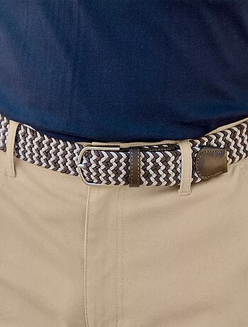 Ceinture Tressée Stretch Confort - ATLAS FOR MEN