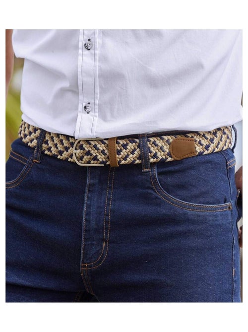 Ceinture Tressée Stretch Confort  - ATLAS FOR MEN - Kiabi