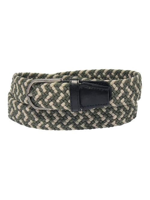 Ceinture Tressée Stretch Confort   - ATLAS FOR MEN - Kiabi