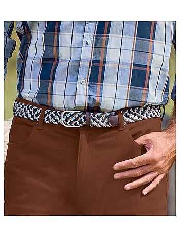 Ceinture Tressée Stretch Confort - ATLAS FOR MEN