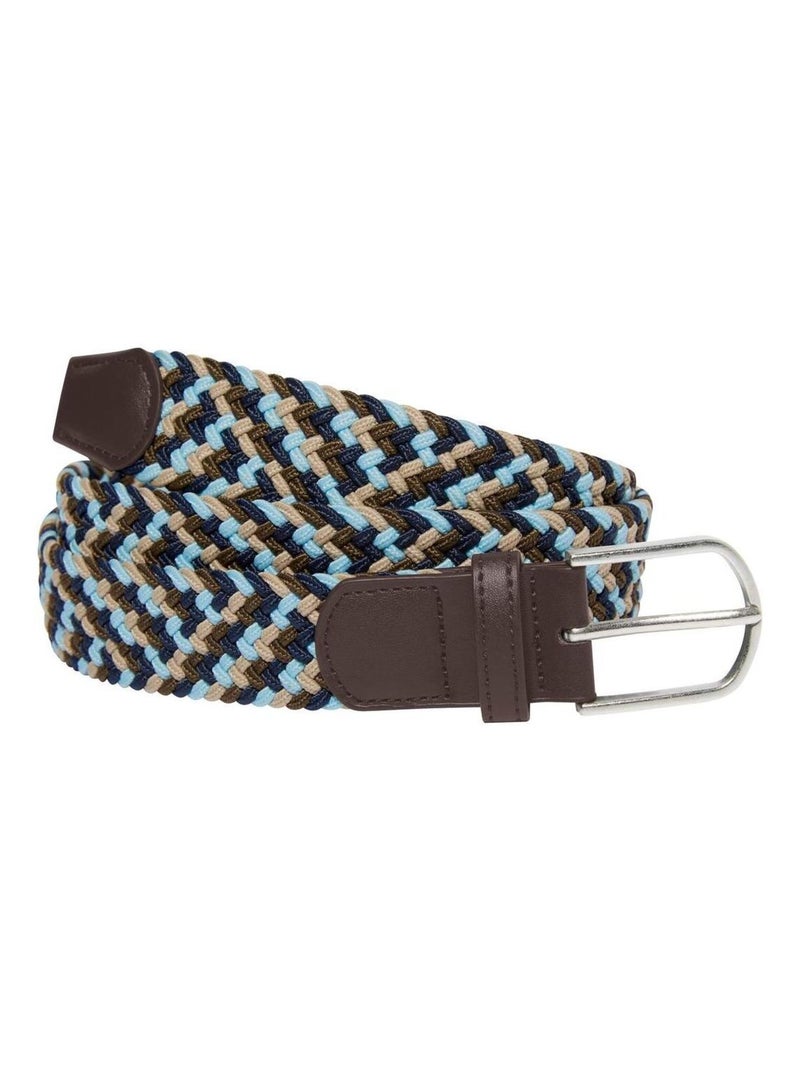 Ceinture Tressée Top Confort   - ATLAS FOR MEN Marron - Kiabi