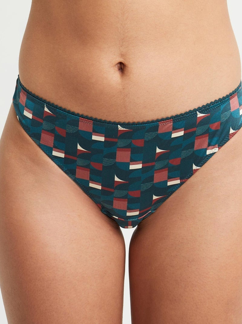 Celia string microfibre Vert - Kiabi