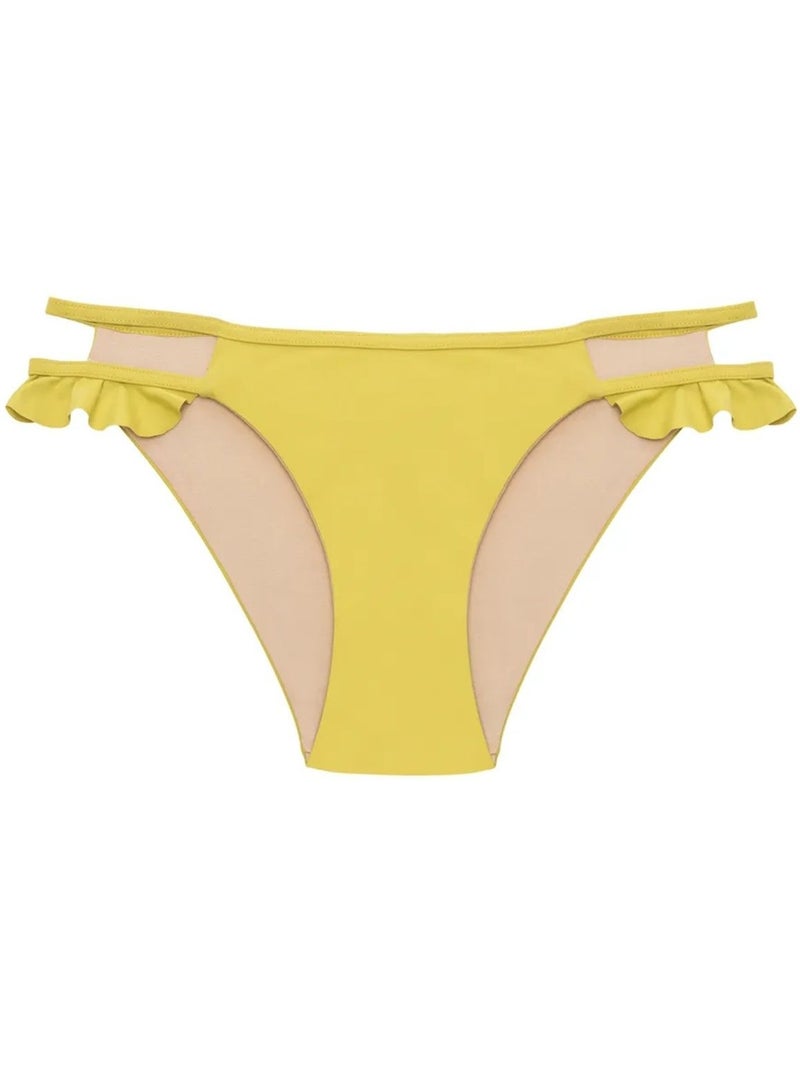 Celina bas de bikini avec côtés penti Jaune citron - Kiabi