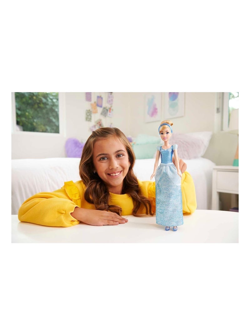 Cendrillon articulée avec tenue scintillante et accessoires Bleu - Kiabi