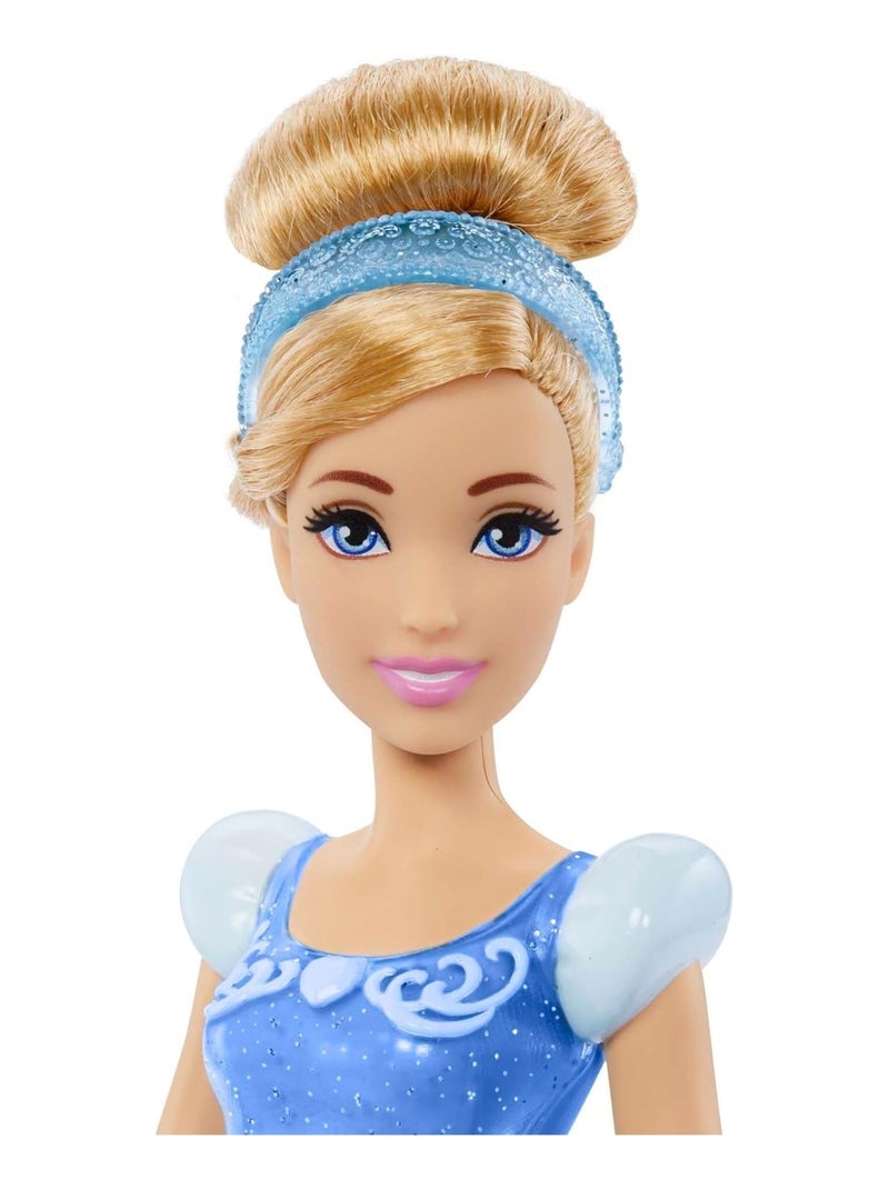 Cendrillon articulée avec tenue scintillante et accessoires Bleu - Kiabi