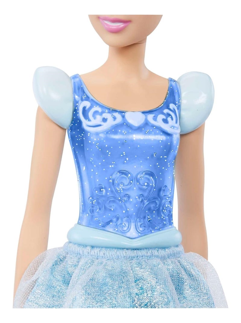 Cendrillon articulée avec tenue scintillante et accessoires Bleu - Kiabi