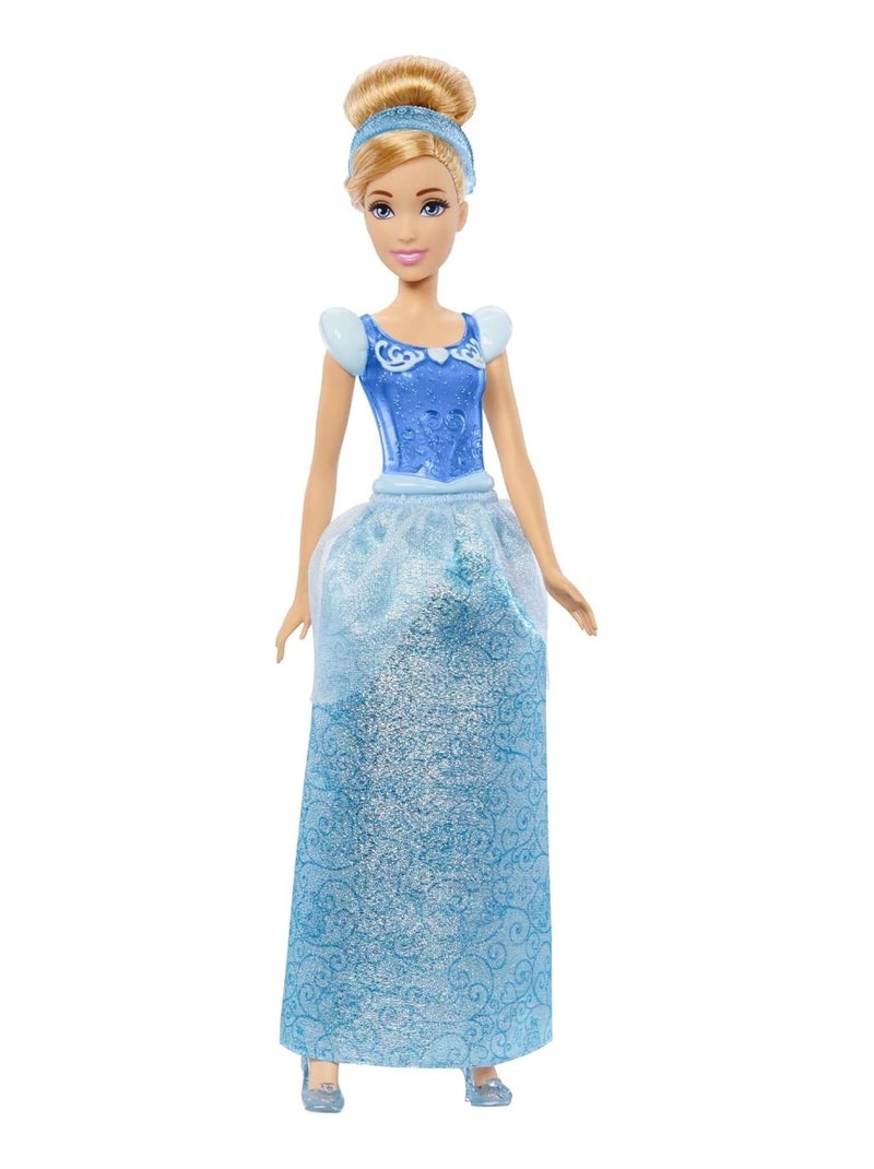 Cendrillon articulée avec tenue scintillante et accessoires Bleu - Kiabi